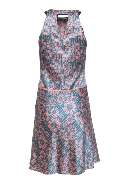 open lace back dress Toddler Montauk Anchor Sleeveless Ripped Bottom Sun Dress in Tie Dye Tie-Dye Rainbow / 4T main image 1