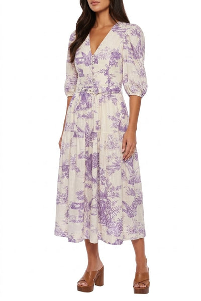 nicholas purple dress Nicholas Baylee Dress In Purple