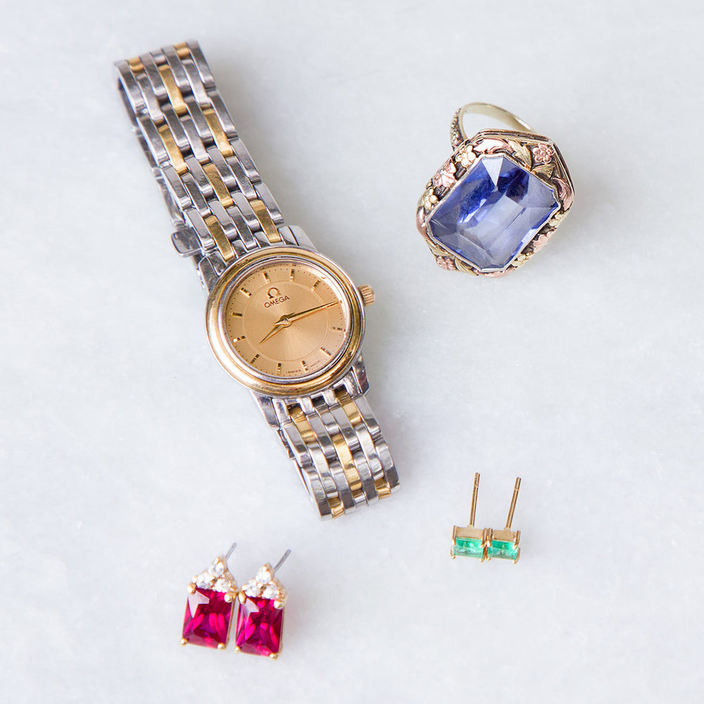 Fine jewelry verified for authenticity at Current Boutique