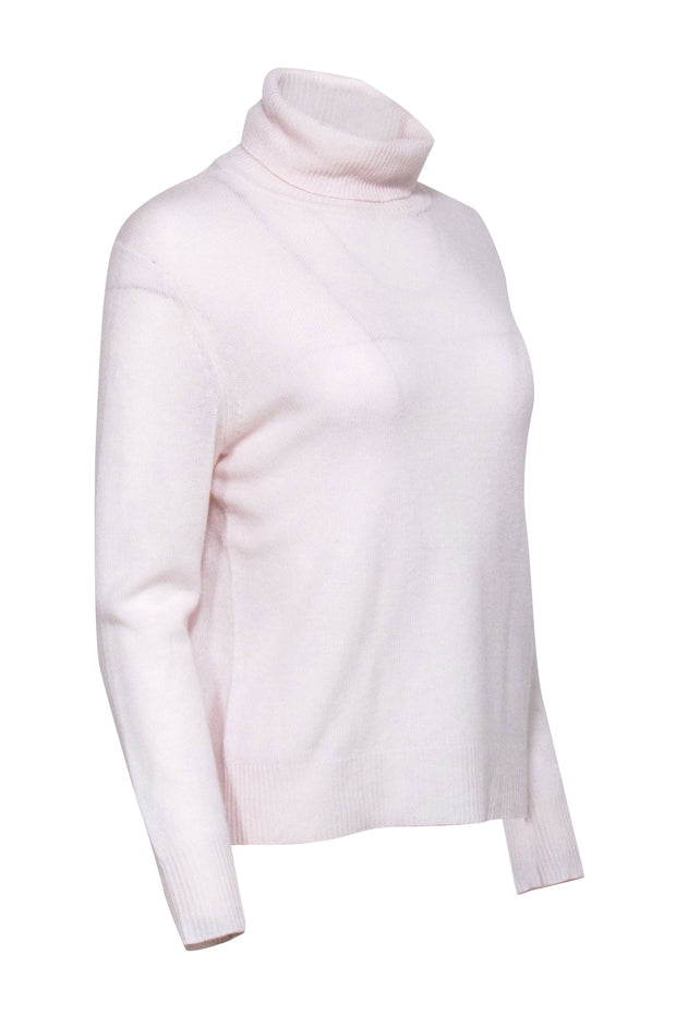 Current Boutique-360 Cashmere - Ivory Cashmere Turtleneck Sweater Sz S