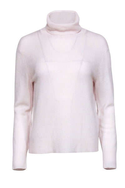 Current Boutique-360 Cashmere - Ivory Cashmere Turtleneck Sweater Sz S