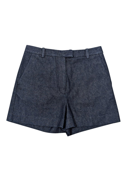 Current Boutique-3.1 Phillip Lim - Dark Blue High Waisted Denim Shorts Sz 2