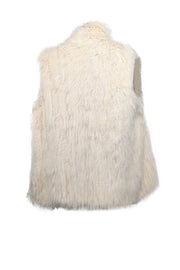 Current Boutique-525 America - Cream Rabbit Fur Vest Sz XS