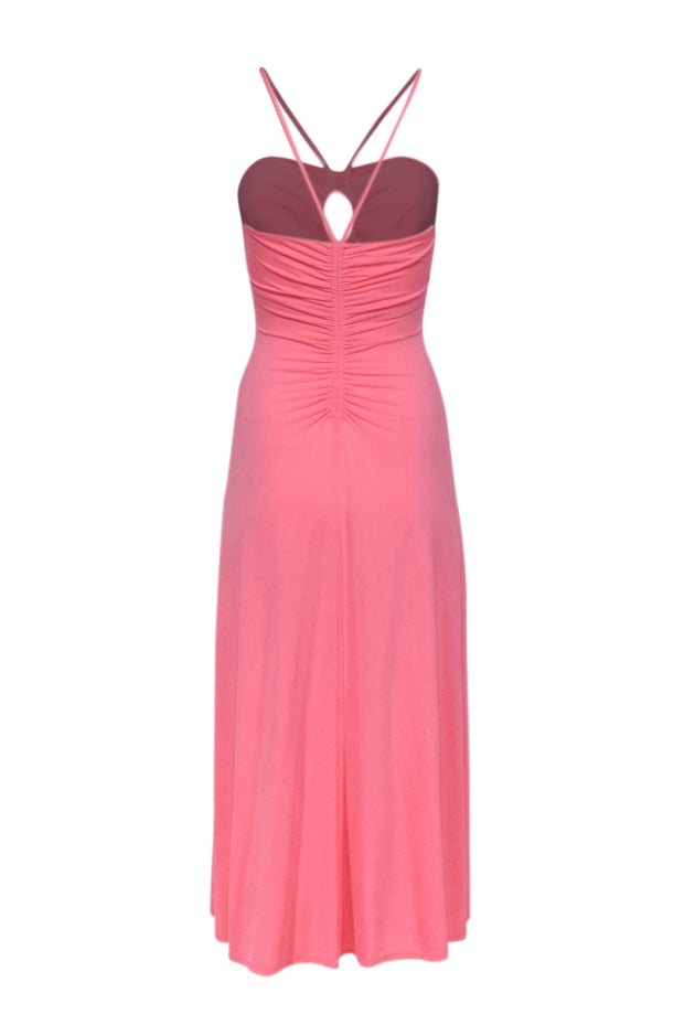 Current Boutique-A.L.C. - Coral Ruched Bust V Strap Dress Sz XS