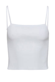 Current Boutique-A.L.C. - Whited Ribbed Crop Top Sz S