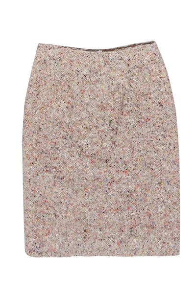 Current Boutique-Acne Studios - Beige Multicolor Tweed Pencil Skirt Sz 4