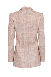 Current Boutique-Akris - Beige & Blush Tweed Blazer Sz 6