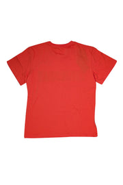 Current Boutique-Alberta Ferretti - Red Short Sleeve 'Thursday' Shirt Sz L