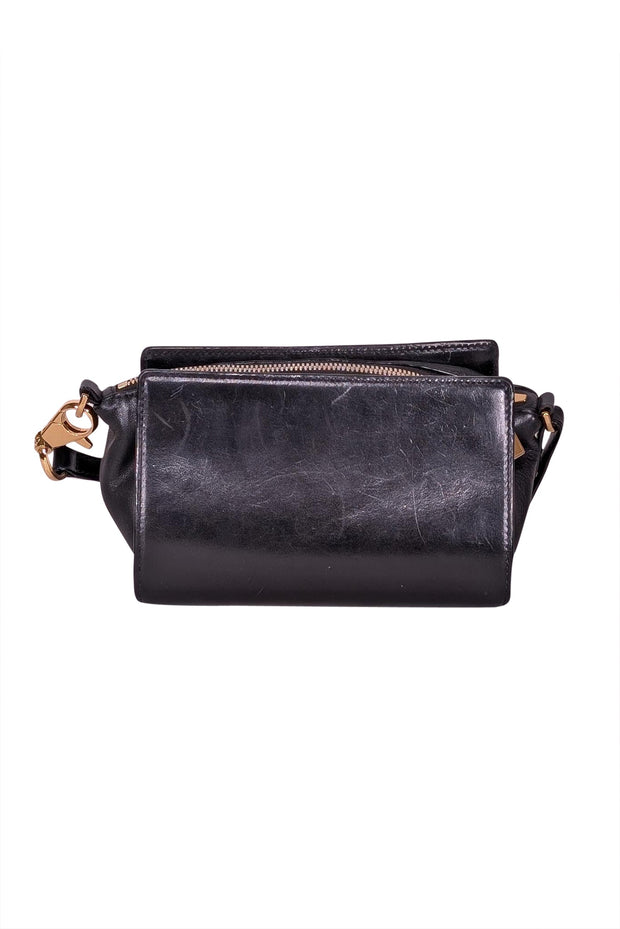 Current Boutique-Alexander Wang - Black Leather Gold Hardware Crossbody Bag