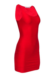 Current Boutique-Alexander Wang - Red Slink Sleeveless Bodycon Dress Sz S