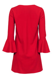 Current Boutique-Alice & Olivia - Red Bell Sleeve Mini Dress Sz 2