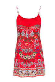 Current Boutique-Alice & Olivia - Red Floral Mini Dress Sz 4