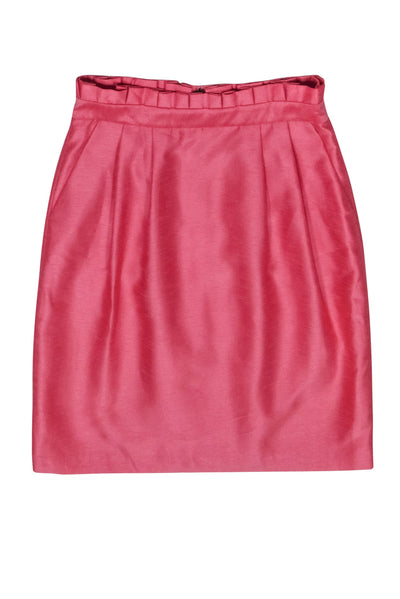 Current Boutique-Alice & Olivia - Salmon Pink Pleated Waistband Skirt Sz 6