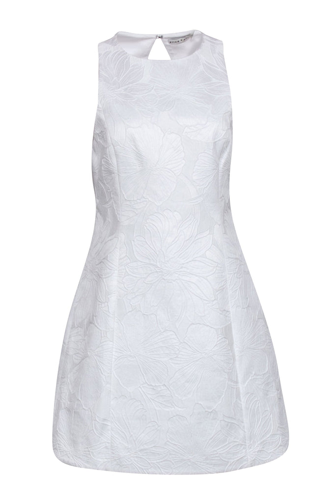 Alice olivia hotsell white dress