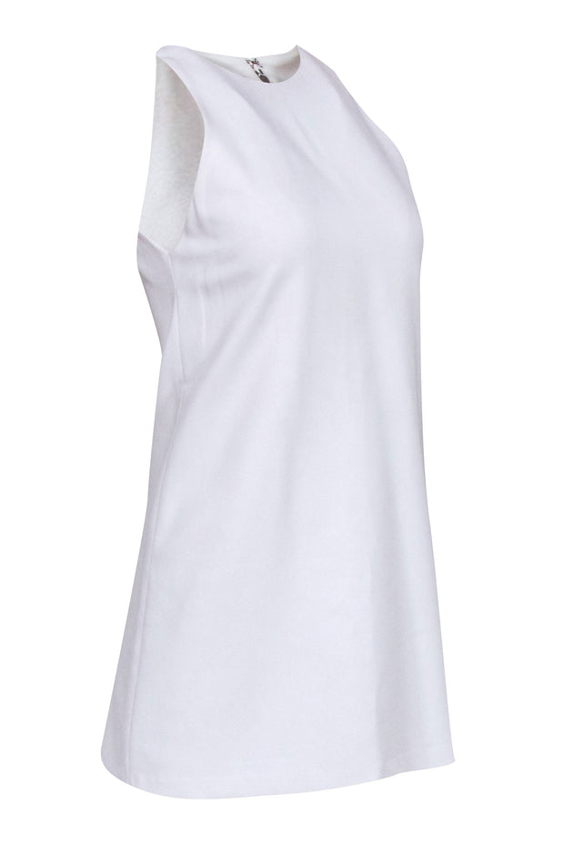 Current Boutique-Alice & Olivia - White Sleeveless Mini Dress Sz 0