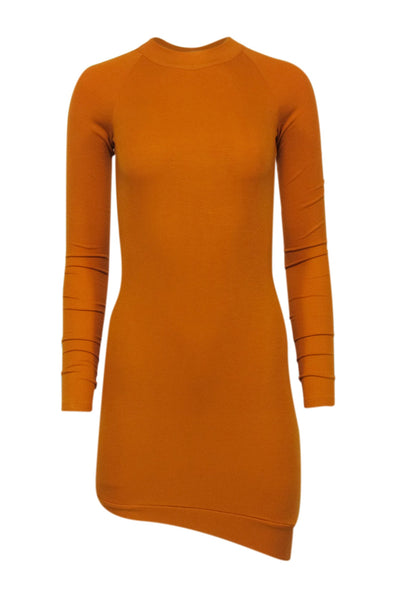 Current Boutique-Alix NYC - Marigold Ribbed Knit Mini Dress w/ Back Cut-Out Sz S