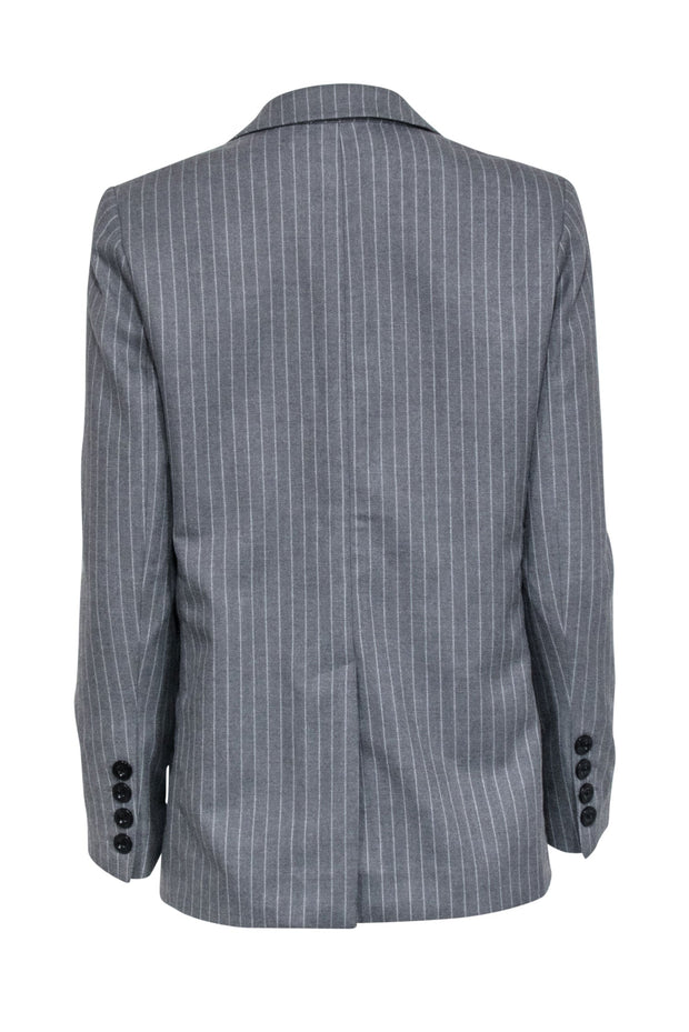 Current Boutique-Anine Bing - Grey Pin Stripe Blazer Sz M