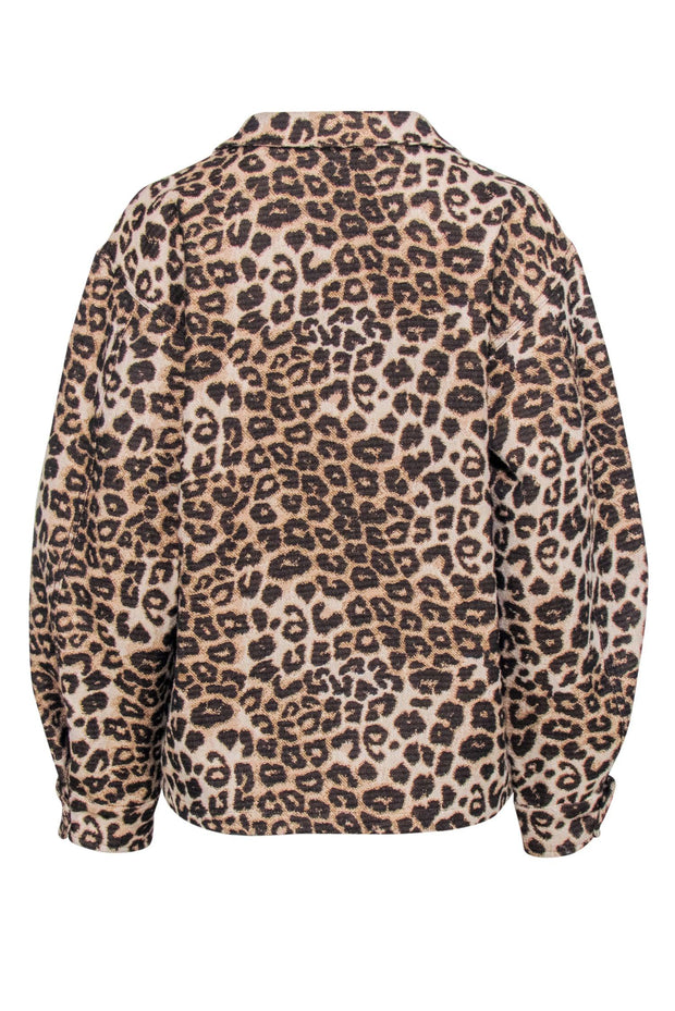 Current Boutique-Anine Bing - Leopard Print Button Front Jacket Sz S