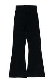 Current Boutique-Anthropologie - Black Knitted Bell Bottom Pants Sz XS