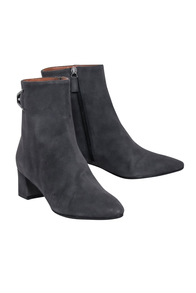 Aquatalia grey hot sale booties