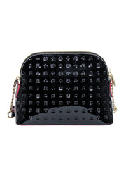 Current Boutique-Arcadia - Black Logo Embossed Patent Leather Crossbody