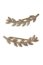 Current Boutique-Asha by Ashley McCormick - Gold Dipper "Laurel" Ear Climber Earrings