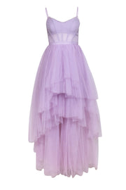 Current Boutique-BCBG Max Azria - Lavender Tulle Sleeveless Formal Dress Sz 4