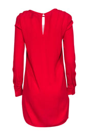 Current Boutique-BCBG Max Azria - Red Keyhole Shift Mini Dress Sz XXS
