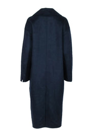 Current Boutique-Banana Republic - Navy Wool Blend Long Coat Sz S