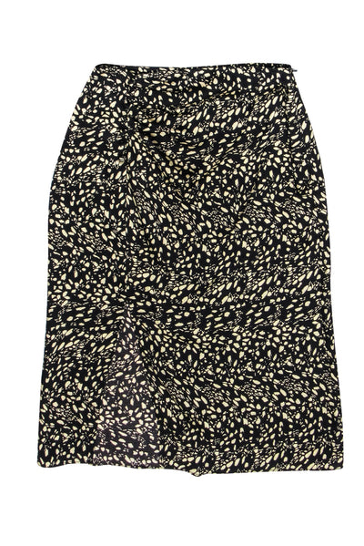 Current Boutique-Ba&sh - Black & Cream Slit Front Slip Skirt Sz 4