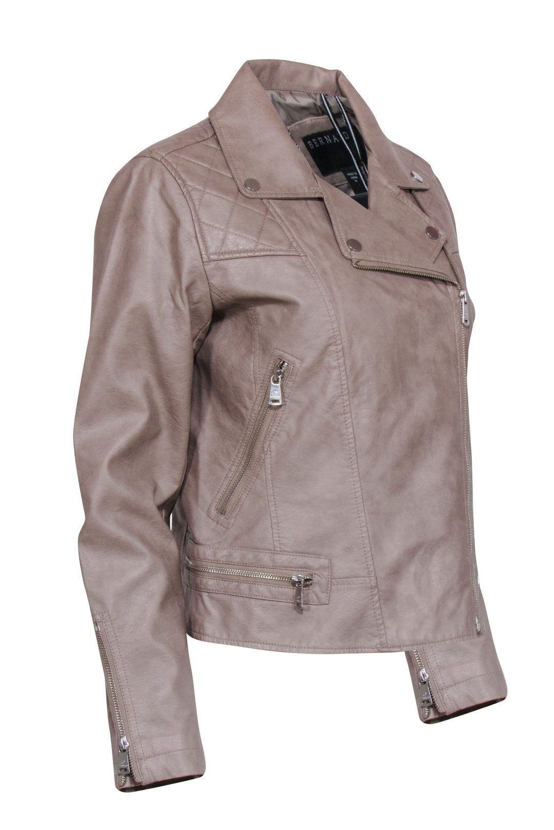 BERNARDO online LEATHER MOTO JACKET