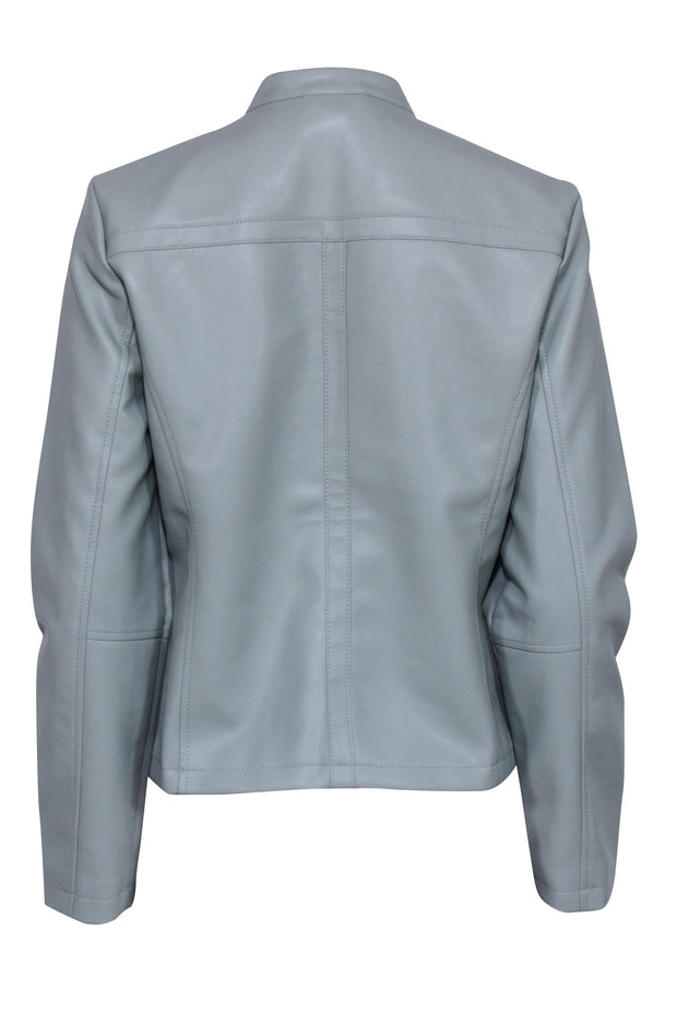 Current Boutique-Bernardo - Mint Green Vegan Leather Jacket Sz M