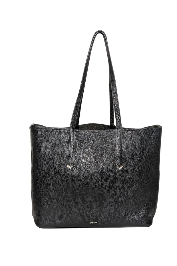 Current Boutique-Botkier - Black Pebbled Leather Tote Bag