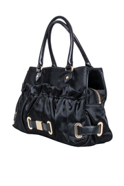 Current Boutique-Botkier - Black Satin Large Shoulder Bag