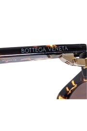 Current Boutique-Bottega Veneta - Brown Tortoise Rectangular Sunglasses