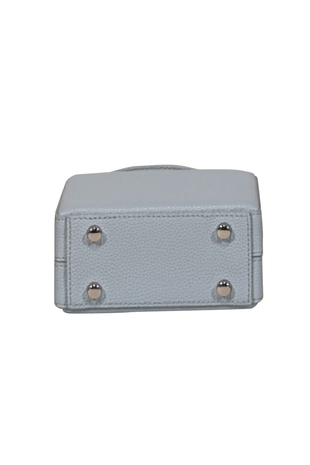 Current Boutique-Brandon Blackwood - Baby Blue "Mini Kendric Trunk" Bag