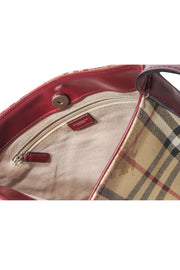 Current Boutique-Burberry - Beige Signature Plaid Logo Shoulder Bag