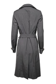 Current Boutique-Burberry - Black Belted Trench Coat Sz XS