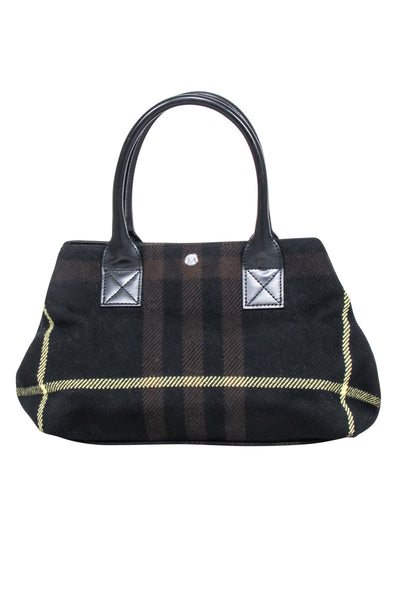 Current Boutique-Burberry - Black, Brown, & Yellow Plaid Handbag