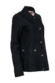 Current Boutique-Burberry Brit - Black Lightweight Zipper Jacket Sz 4