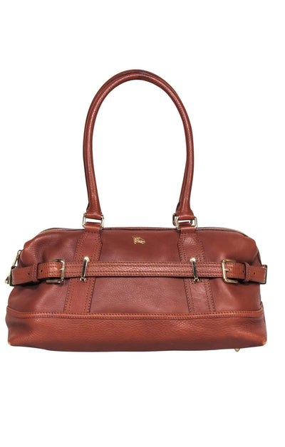 Current Boutique-Burberry - Tan Leather Long Leather Bag