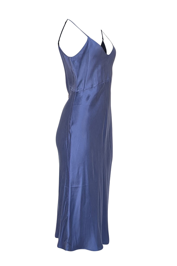 Equipment - Periwinkle Blue "Sabelia" Dress Sz S - Current Boutique