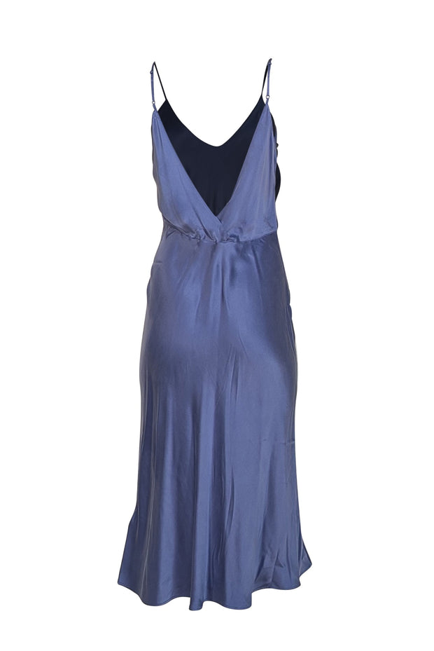 Equipment - Periwinkle Blue "Sabelia" Dress Sz S - Current Boutique