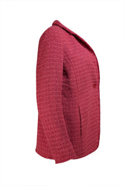 Lafayette 148 - Rust Red Boucle Blazer Sz 8 - Current Boutique