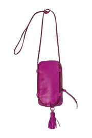 Jerome Dreyfuss - Purple Leather Small Crossbody Bag