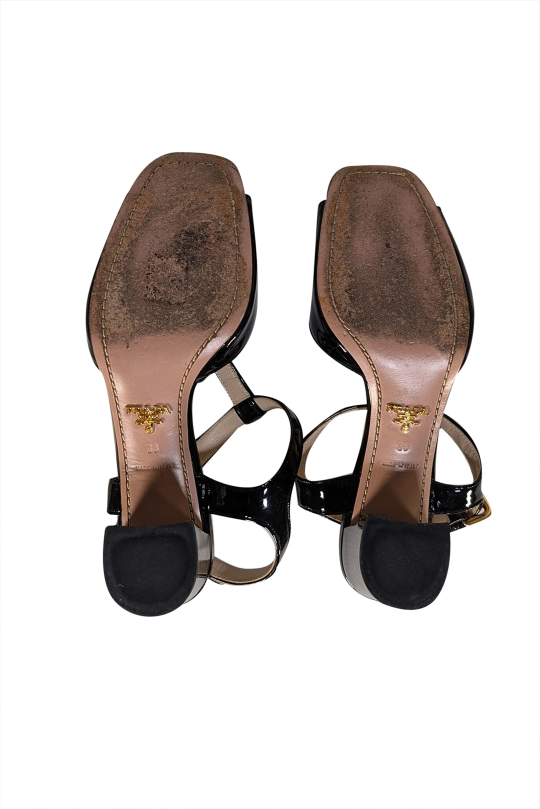 【ばに】PRADA Leather Strap Heels ばに】PRADA Leather Strap Heels INTO · INTO