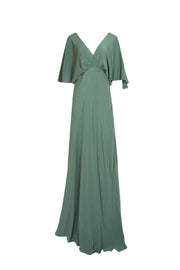 Cortana - Green Tie-Back Maxi Dress Sz 8 - Current Boutique