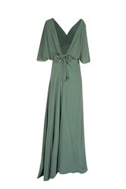 Cortana - Green Tie-Back Maxi Dress Sz 8 - Current Boutique