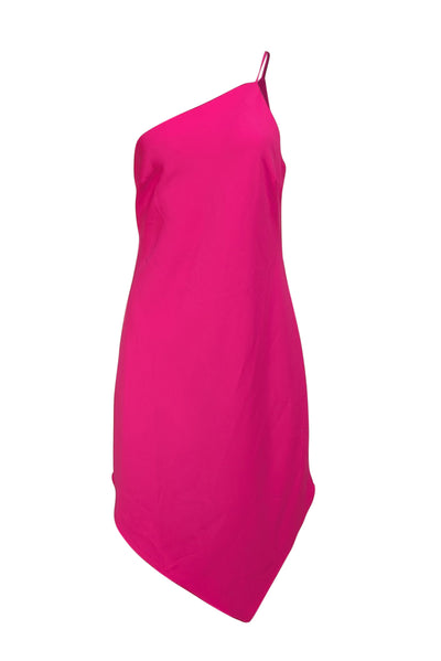Et Ochs - Fuchsia One-Shoulder Mini "Mia" Dress Sz 6