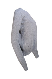 Celine - Grey Open Back Cashmere Sweater Sz XS - Current Boutique